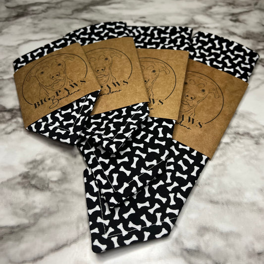 Black and White Bones Bandana