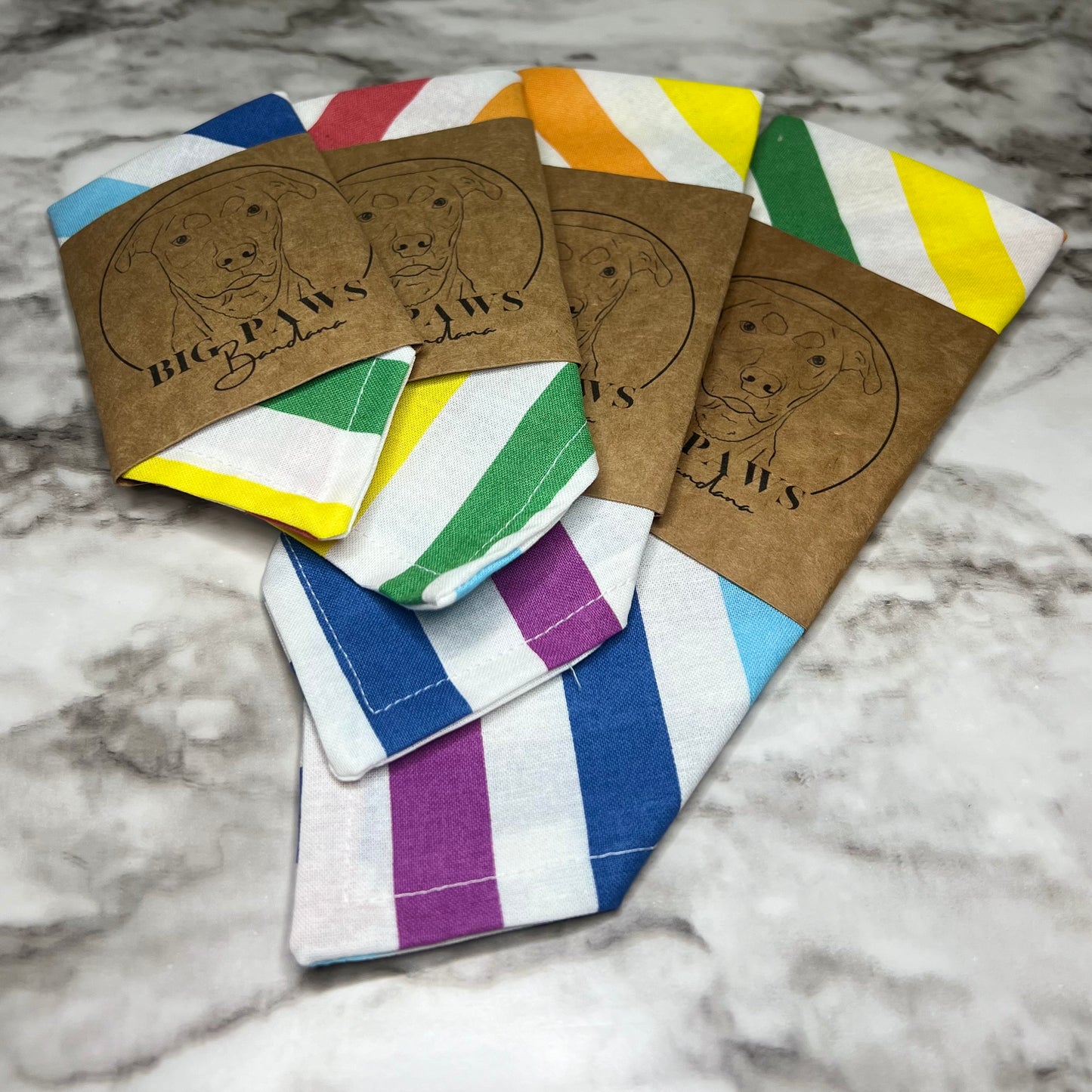 Rainbow Stripes Bandana